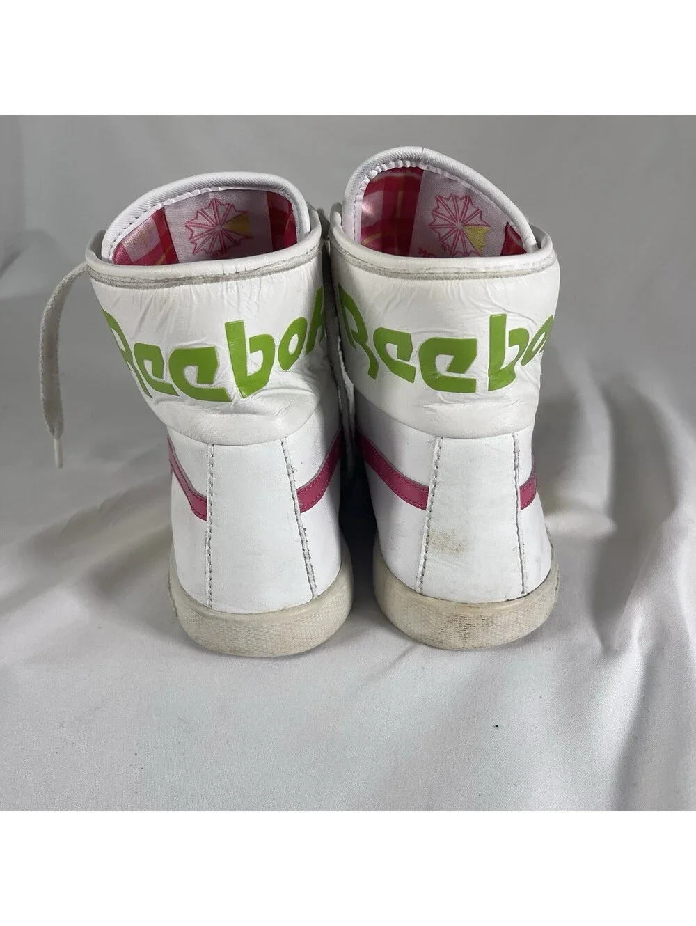 WOMEN'S Reebok Top Down Hi Top Fold Over Flap Sneakers JO8857 Size 6